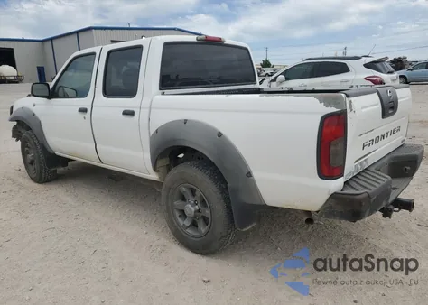 2002 Nissan Frontier Crew Cab Xe z USA, uszkodzony, nr VIN 1N6ED27T92C342390